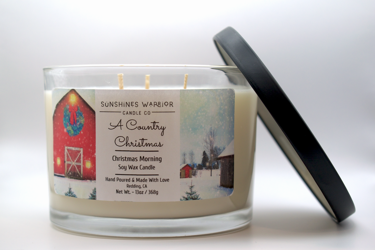 A Country Christmas 3-Wick Soy Candle Collection