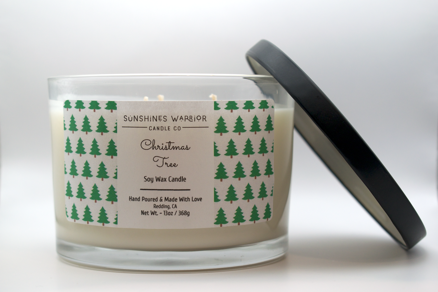 Christmas Tree 3-Wick Soy Candle