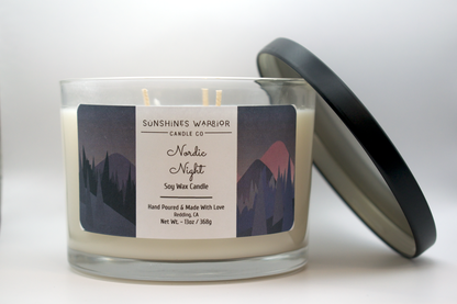 Nordic Night 3-Wick Soy Candle