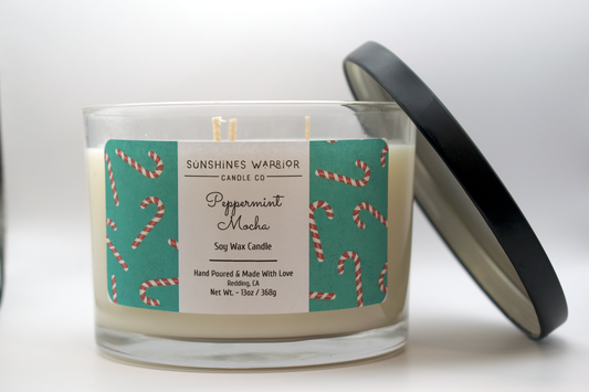 Peppermint Mocha 3-Wick Soy Candle